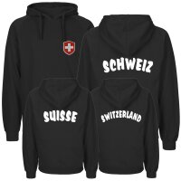 Herren Hoodie - SCHWEIZ - mit Wappen