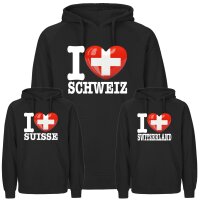 Herren Hoodie - I LOVE SCHWEIZ