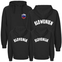 Herren Hoodie - SLOWENIEN - mit Wappen