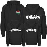 Herren Hoodie - UNGARN - mit Wappen