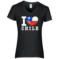 Damen T-Shirt - I LOVE CHILE
