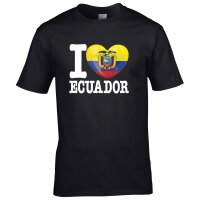 Herren T-Shirt - I LOVE ECUADOR