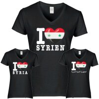 Damen T-Shirt - I LOVE SYRIEN
