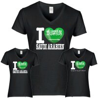 Damen T-Shirt - I LOVE SAUDI ARABIEN