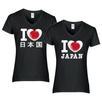Damen T-Shirt - I LOVE JAPAN