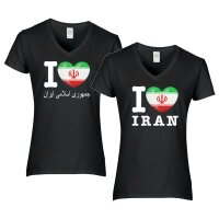 Damen T-Shirt - I LOVE IRAN