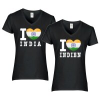 Damen T-Shirt - I LOVE INDIEN