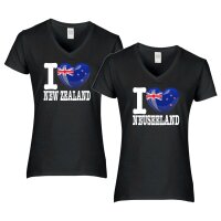 Damen T-Shirt - I LOVE NEUSEELAND