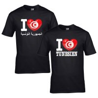 Herren T-Shirt - I LOVE TUNESIEN