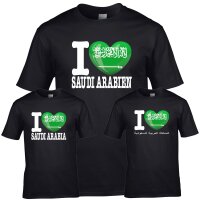 Herren T-Shirt - I LOVE SAUDI ARABIEN