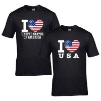 Kinder T-Shirt - I LOVE USA