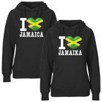 Damen Hoodie - I LOVE JAMAIKA