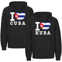 Herren Hoodie - I LOVE KUBA
