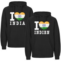 Herren Hoodie - I LOVE INDIEN