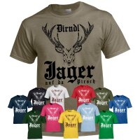 T-Shirt - Dirndl Jager auf da Pirsch