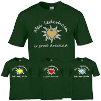 T-Shirt - Mei Lederhosn...- dunkelgrün