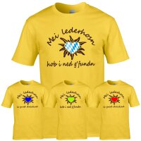 T-Shirt - Mei Lederhosn...- gelb