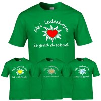 T-Shirt - Mei Lederhosn...- grün