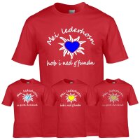 T-Shirt - Mei Lederhosn...- rot
