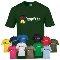 T-Shirt - O ZAPFT IS / Bierfass -