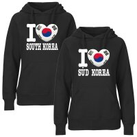 Damen Hoodie - I LOVE SÜD KOREA