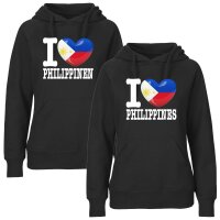 Damen Hoodie - I LOVE PHILIPPINEN