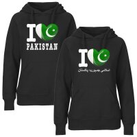 Damen Hoodie - I LOVE PAKISTAN
