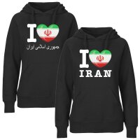Damen Hoodie - I LOVE IRAN