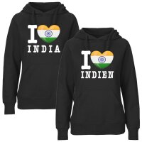 Damen Hoodie - I LOVE INDIEN