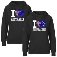 Damen Hoodie - I LOVE AUSTRALIEN