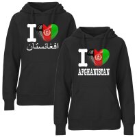 Damen Hoodie - I LOVE AFGHANISTAN
