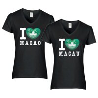 Damen T-Shirt - I LOVE MACAU