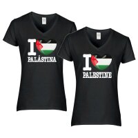Damen T-Shirt - I LOVE PALÄSTINA