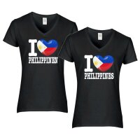Damen T-Shirt - I LOVE PHILIPPINEN