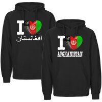Herren Hoodie - I LOVE AFGHANISTAN