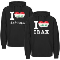 Herren Hoodie - I LOVE IRAK