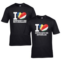 Herren T-Shirt - I LOVE SEYCHELLEN