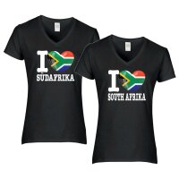 Damen T-Shirt - I LOVE SÜDAFRIKA