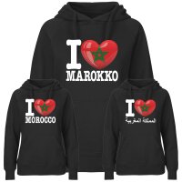 Damen Hoodie - I LOVE MAROKKO