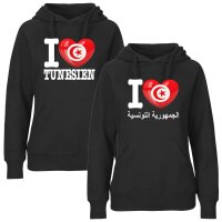 Damen Hoodie - I LOVE TUNESIEN