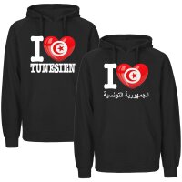 Herren Hoodie - I LOVE TUNESIEN