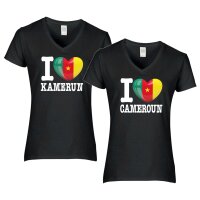 Damen T-Shirt - I LOVE KAMERUN