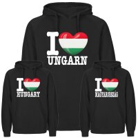Kinder Hoodie - I LOVE UNGARN