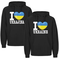 Kinder Hoodie - I LOVE UKRAINE