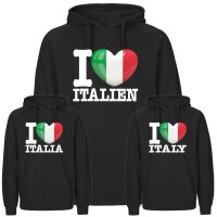 Kinder Hoodie - I LOVE ITALIEN