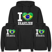 Kinder Hoodie - I LOVE BRASILIEN