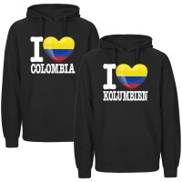 Kinder Hoodie - I LOVE KOLUMBIEN