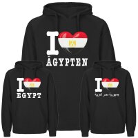 Kinder Hoodie - I LOVE ÄGYPTEN
