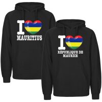 Kinder Hoodie - I LOVE MAURITIUS