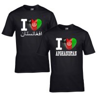 Kinder T-Shirt - I LOVE AFGHANISTAN